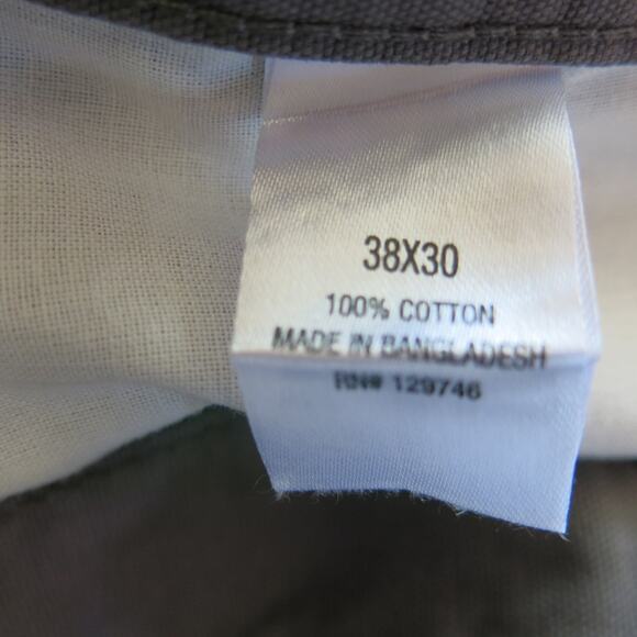 BLUE MOUNTAIN *NWT* Canvas Work Uniform Pants Size 38x30 Men's Relaxed Fit Gray - Picture 5 of 9